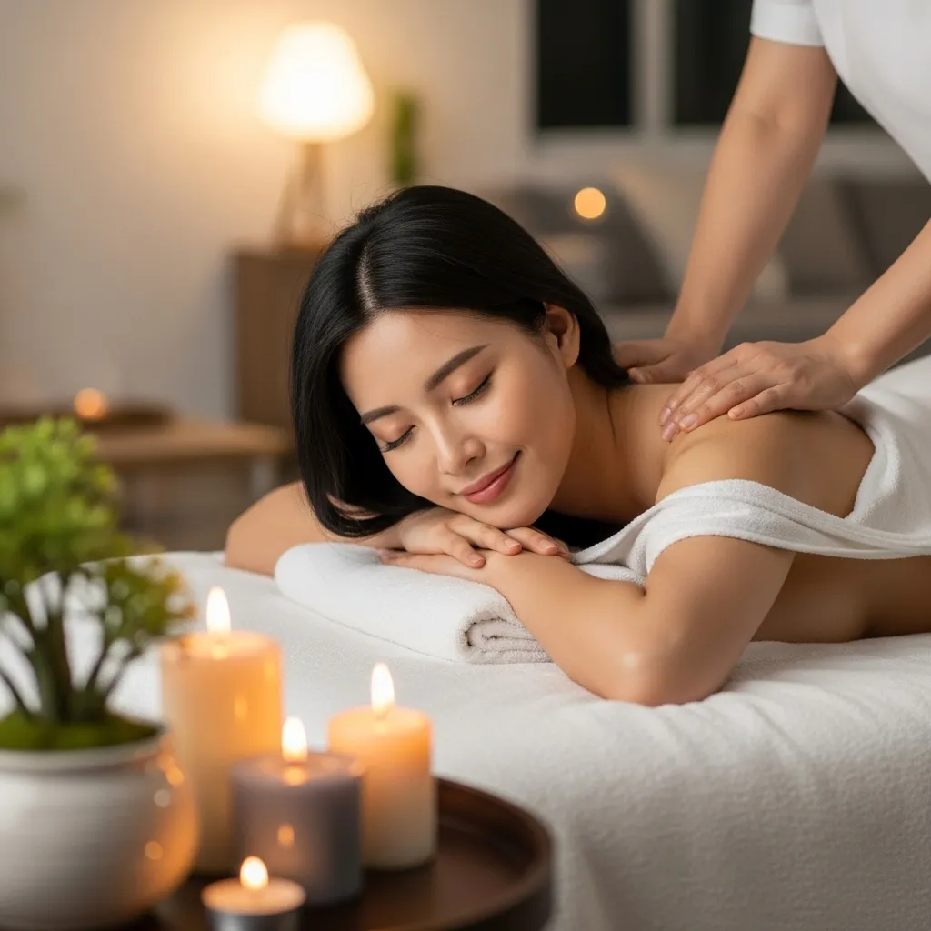 안산 출장안마 관리사가 피아노 연주로 긴장된 전완근과 손목을 케어하는 모습