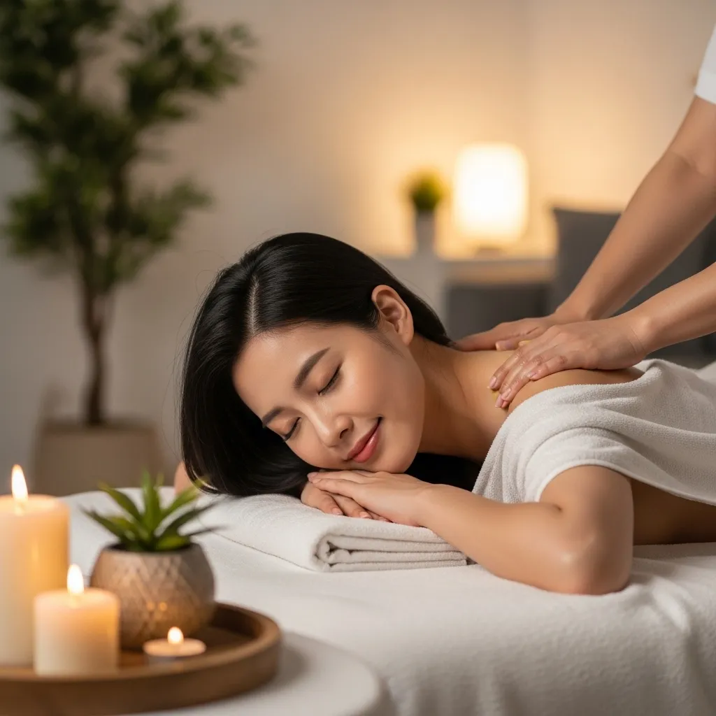 안산 홈타이 서비스를 통해 집에서 편안하게 전신 스트레칭을 받는 모습